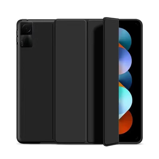For Funda  Mipad 7 6 Pro 5 11 11.2 Case Redmi Pad SE 11 10.6 8.7 12.1 Auto Wake up & Sleep Silicone Cover Support Charging